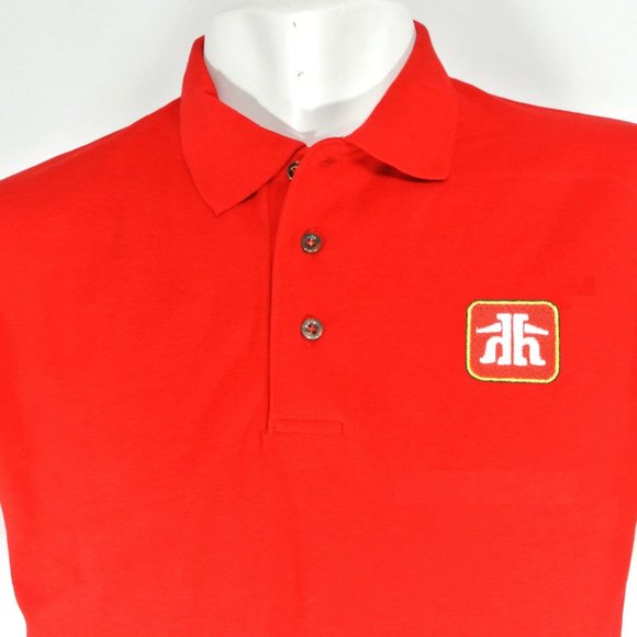 HOME HARDWARE Store Employee Uniform Polo Shirt Red NEW Size M Medium - Picture 3 of 6